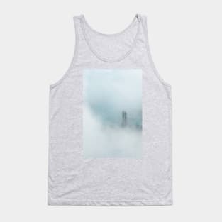 Lone tree in a garden of clouds Tank Top